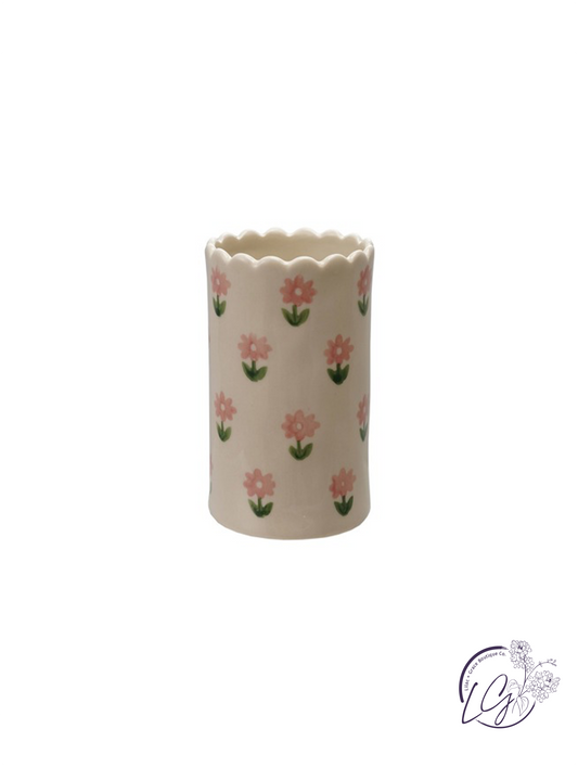 Flower Stoneware Vase