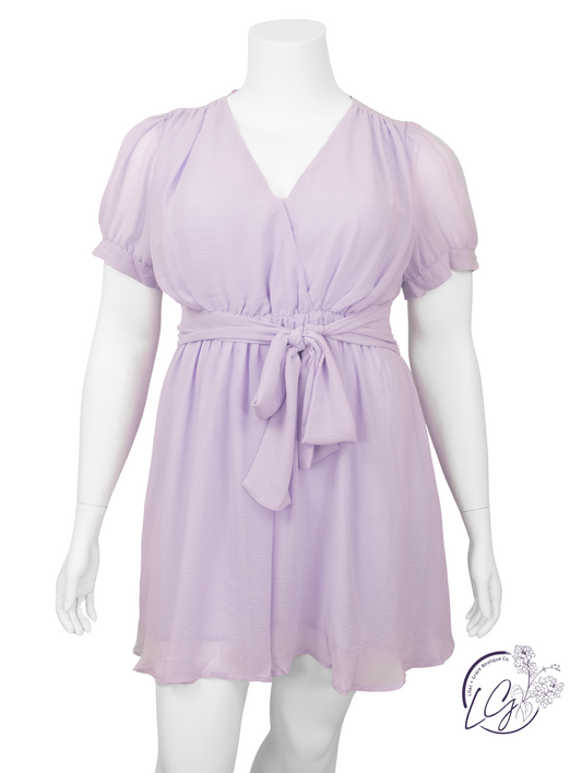 Curvy Lavender Lullaby Dress