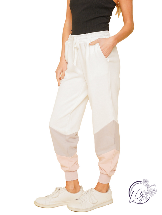 Secretly Stunning Color Block Joggers