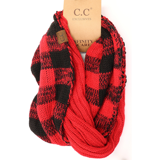 Buffalo Check Print CC Scarf