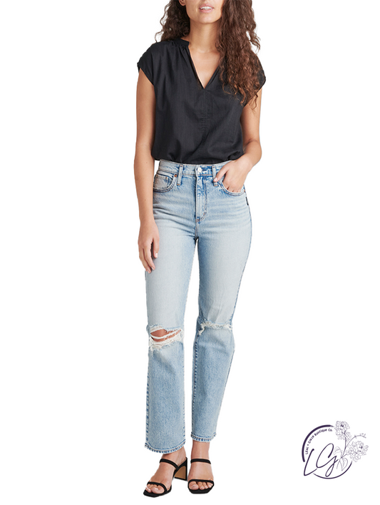 Highly Desirable High-Rise Straight by Silver Jeans