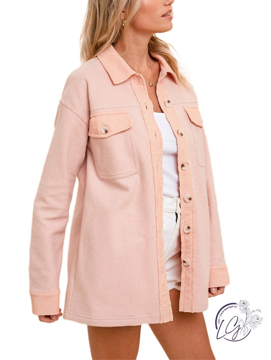 (Sale) Wild Nights Button Down Shacket