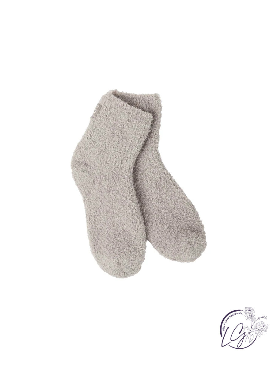 Cozy Quarter Socks With Grippers