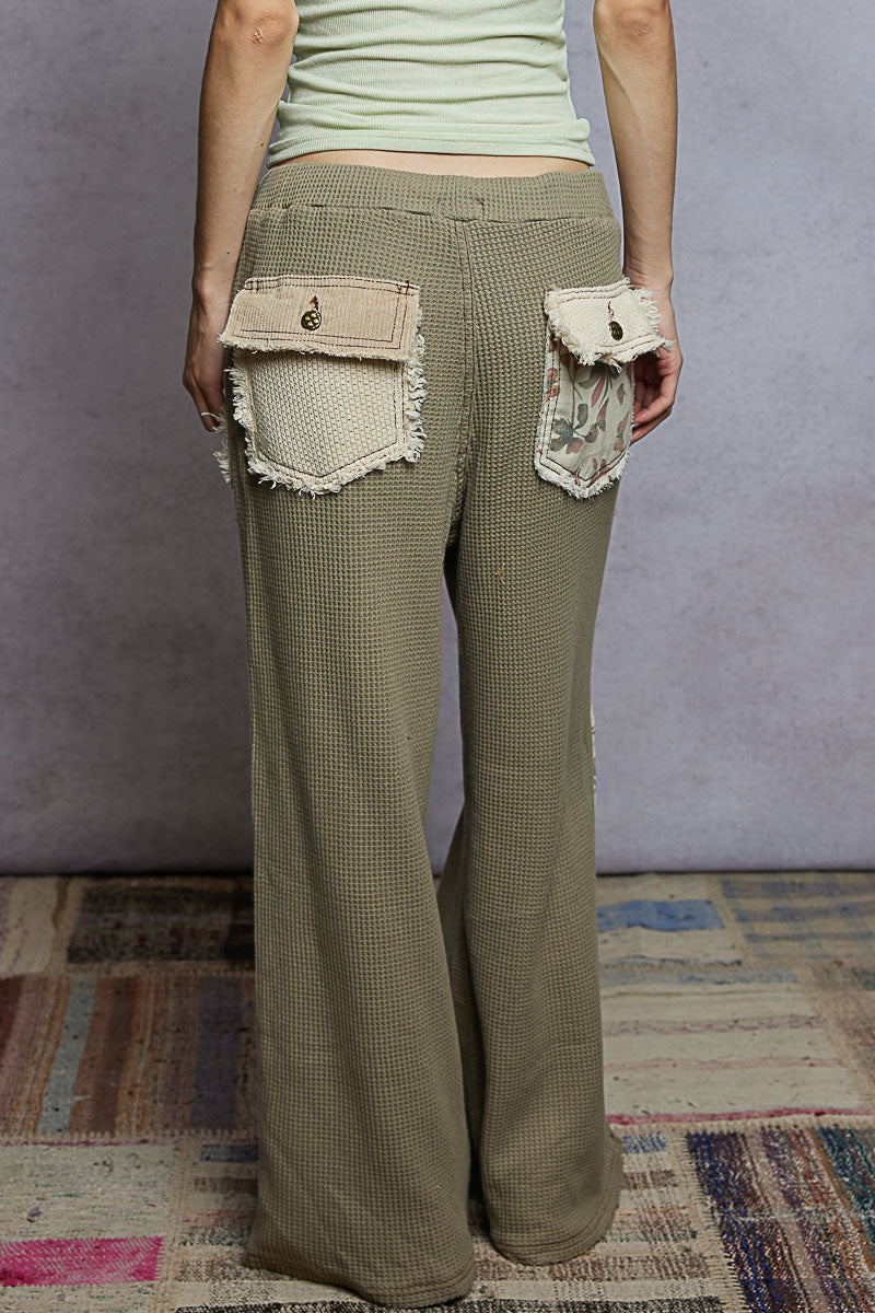 Rustic Patch Pants
