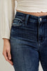 Vesper Mid Rise Distressed Flare by Judy Blue