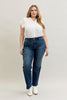 Fable Mid Rise Western Seam Straight by Judy Blue