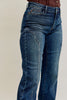 Fable Mid Rise Western Seam Straight by Judy Blue