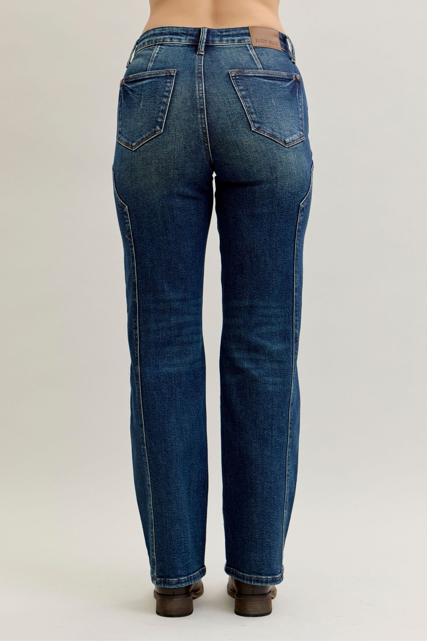 Fable Mid Rise Western Seam Straight by Judy Blue