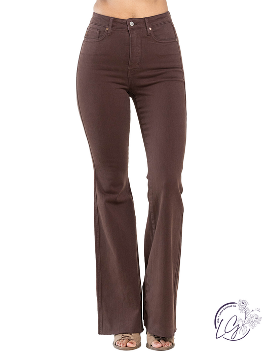 Dorothy Espresso Wide Leg Jeans By Judy Blue