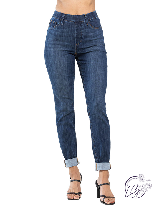 Naomi High Waist Pull On Jeans By Judy Blue