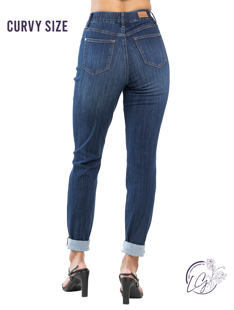 Curvy Naomi High Waist Pull On Jeans  By Judy Blue