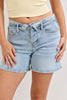 Baylor High Rise Foldover Shorts by Judy Blue