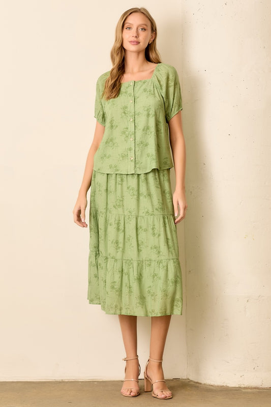 Crickets Sing Low Maxi Skirt