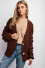 Curvy Sweet 3D Knit Cardigan