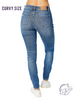 Curvy Estelle Tummy Control Distressed Jeans by Judy Blue