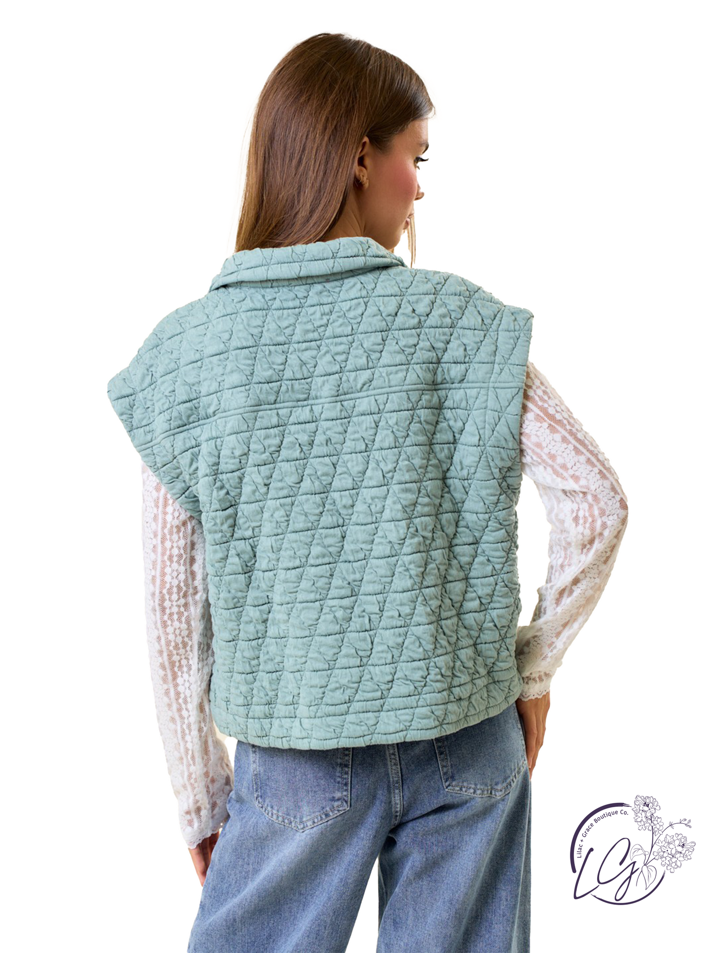Golden Horizon Quilted Vest