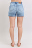Perry High Rise Denim Trouser SHorts By Judy Blue