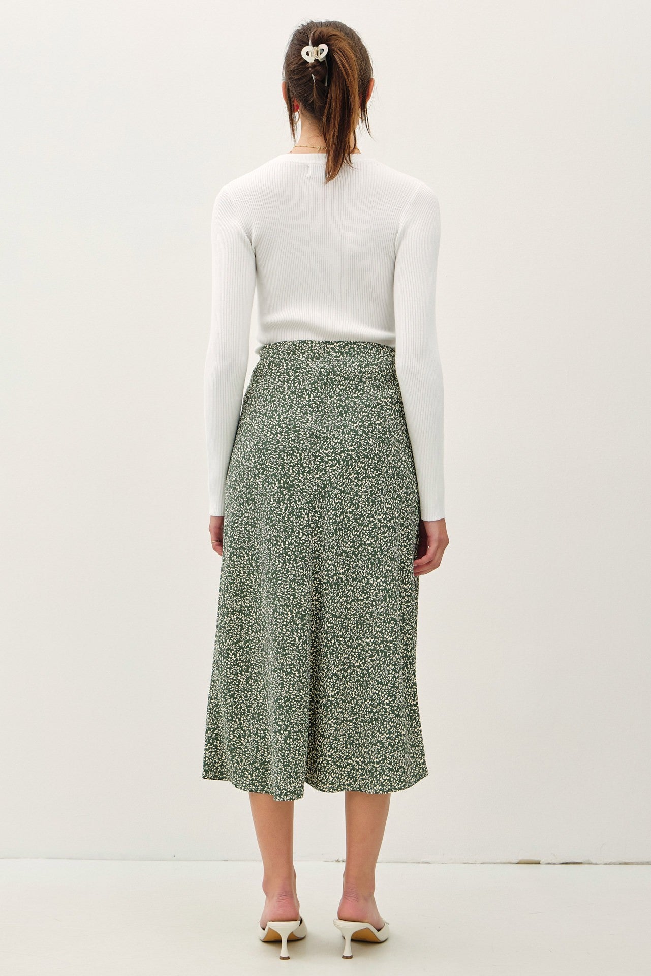 Efflorescing Comfort Midi Skirt