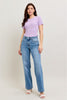 Clover High Rise Trouser Non distressed by Judy Blue