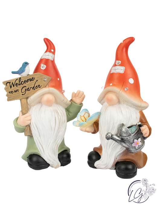 Resin Garden Gnome Solar Light