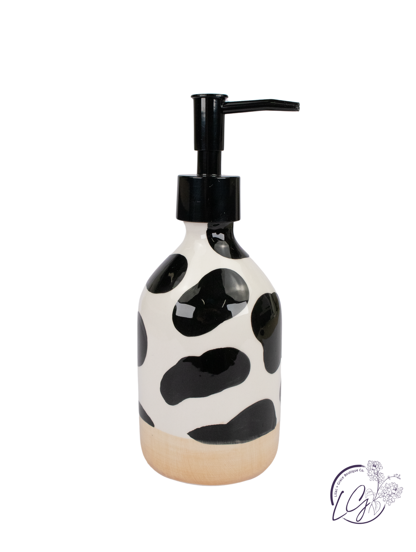 Ceramic Cow Soap Dispenser