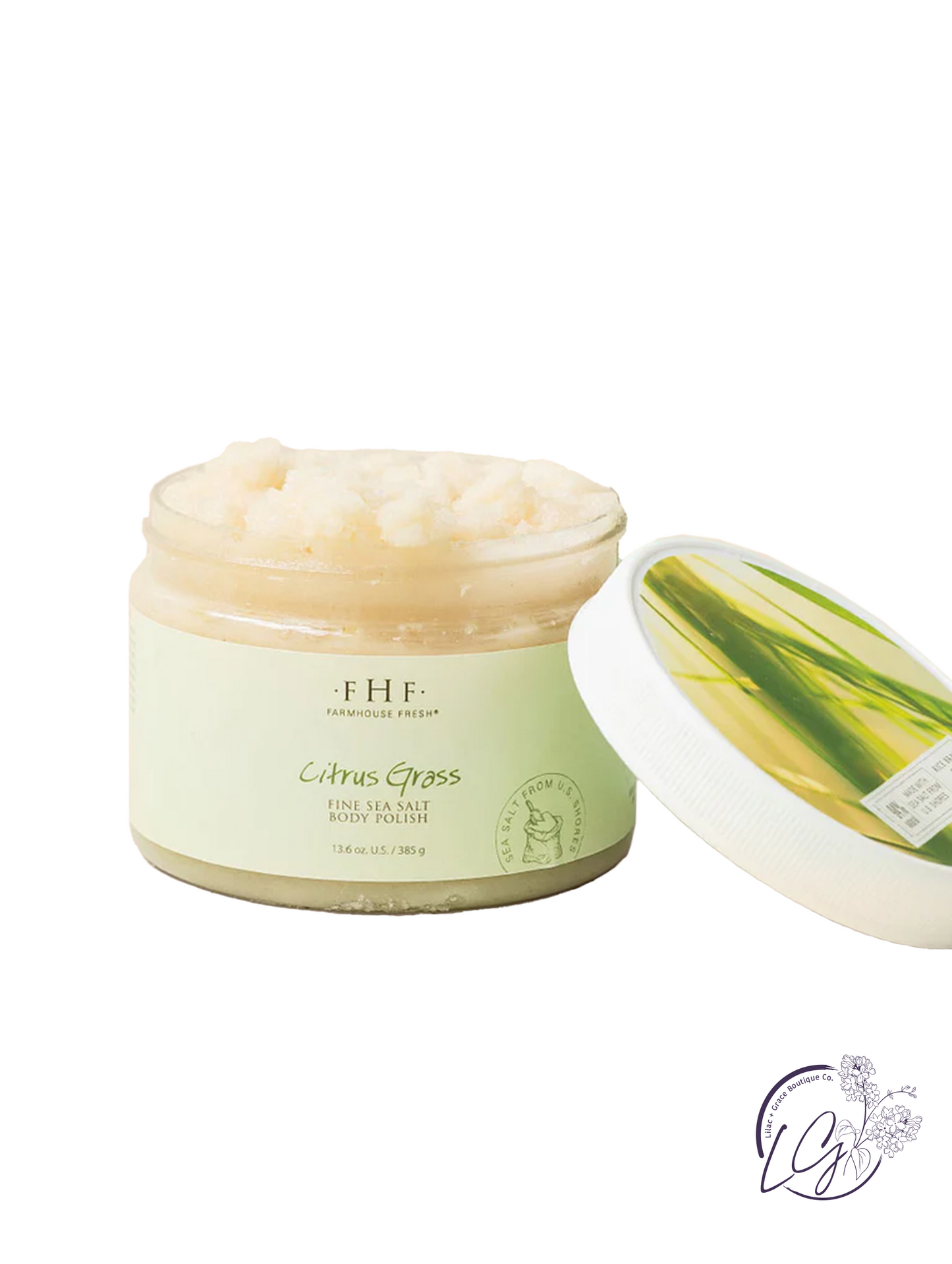 Citrus Grass Fine Sea Salt Body Polish