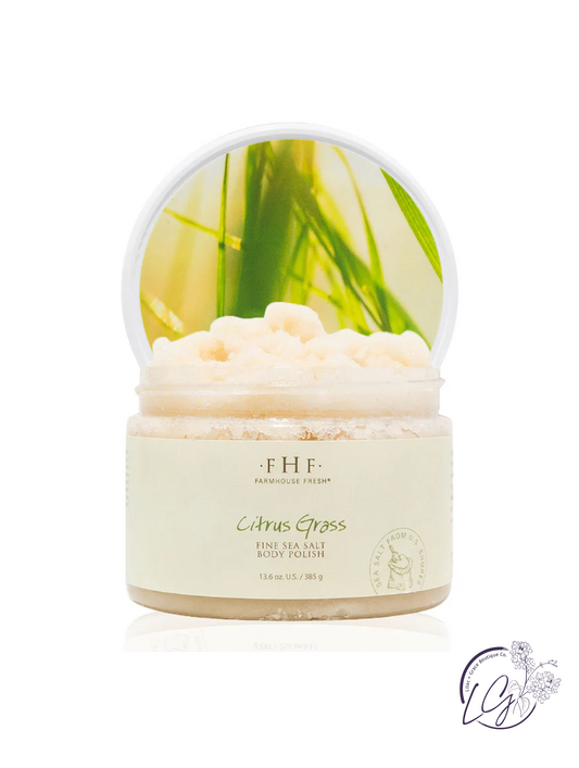 Citrus Grass Fine Sea Salt Body Polish