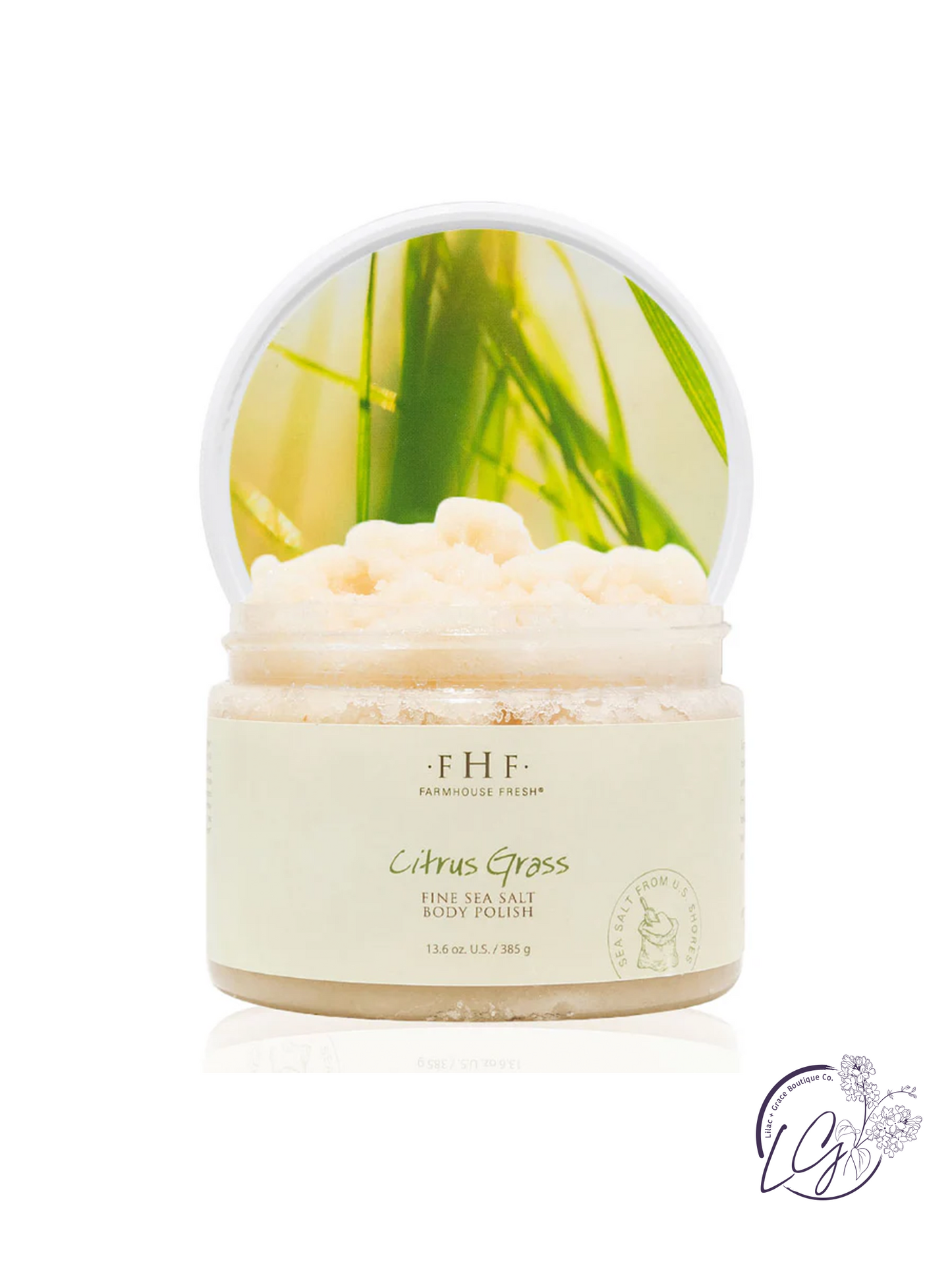 Citrus Grass Fine Sea Salt Body Polish