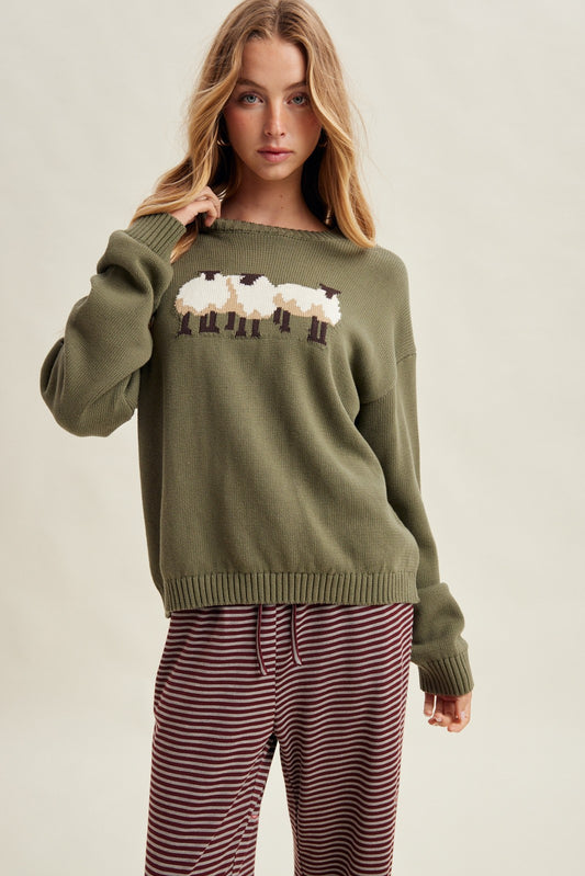 Counting Sheep Sweater