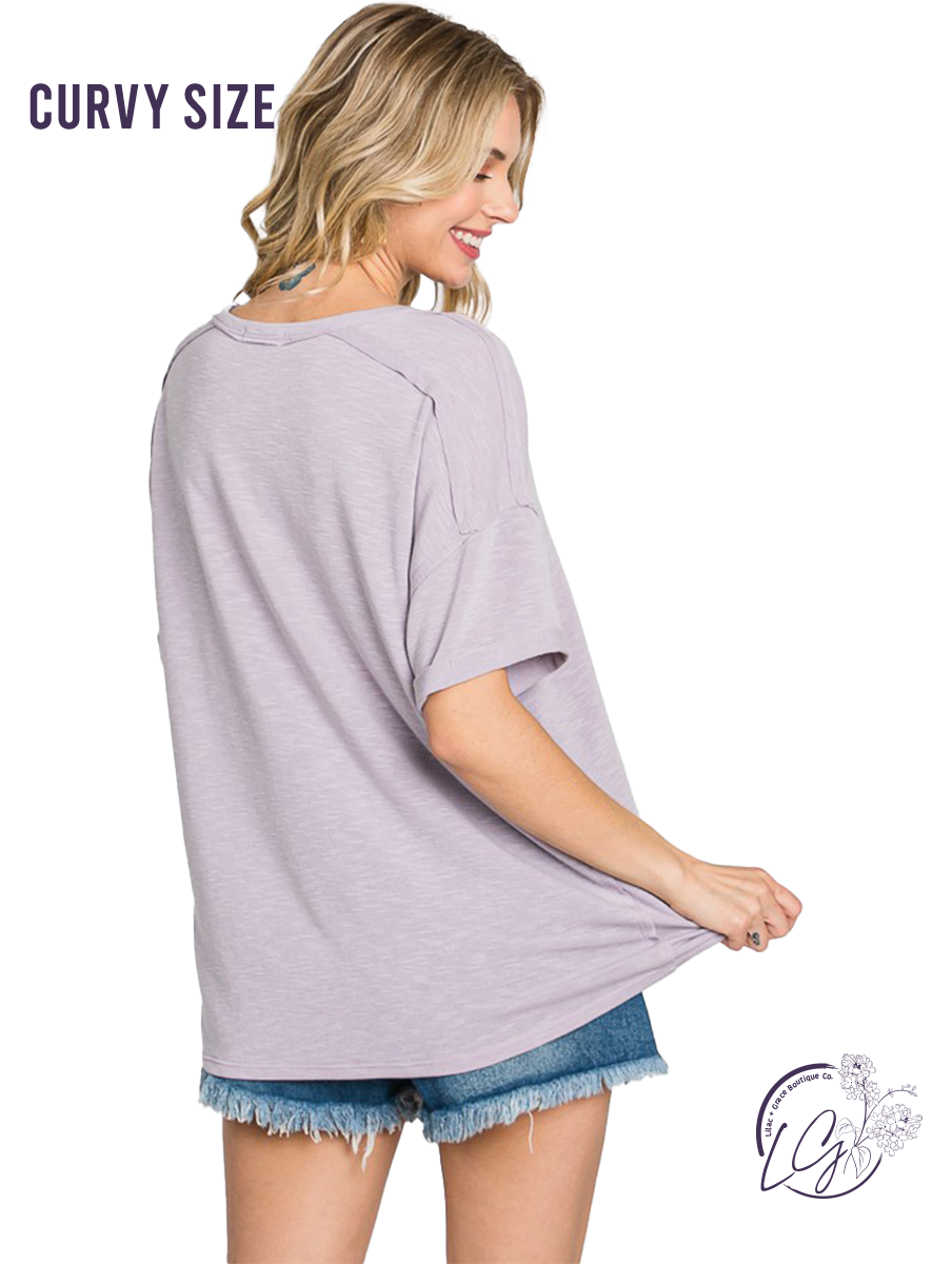 Curvy Someday Soon Oversized Short Sleeve