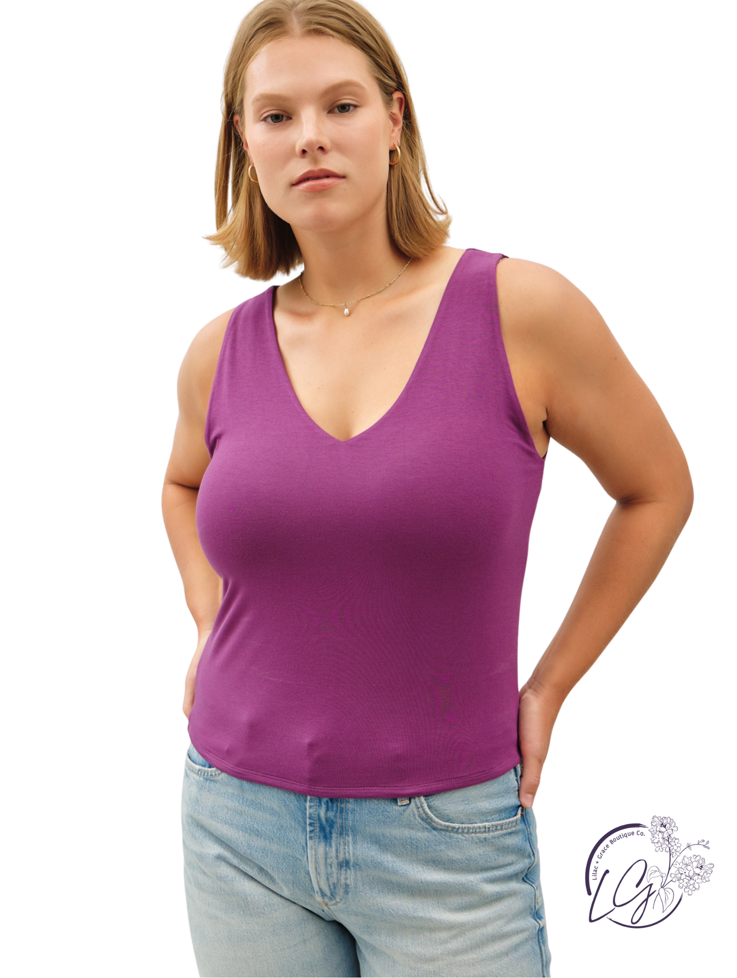 Curvy Just One Tune Tank