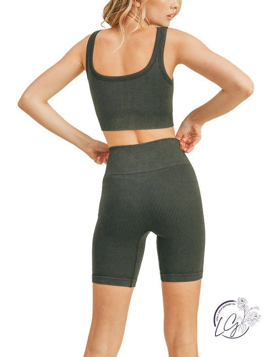 Mineral Wash Bra Top