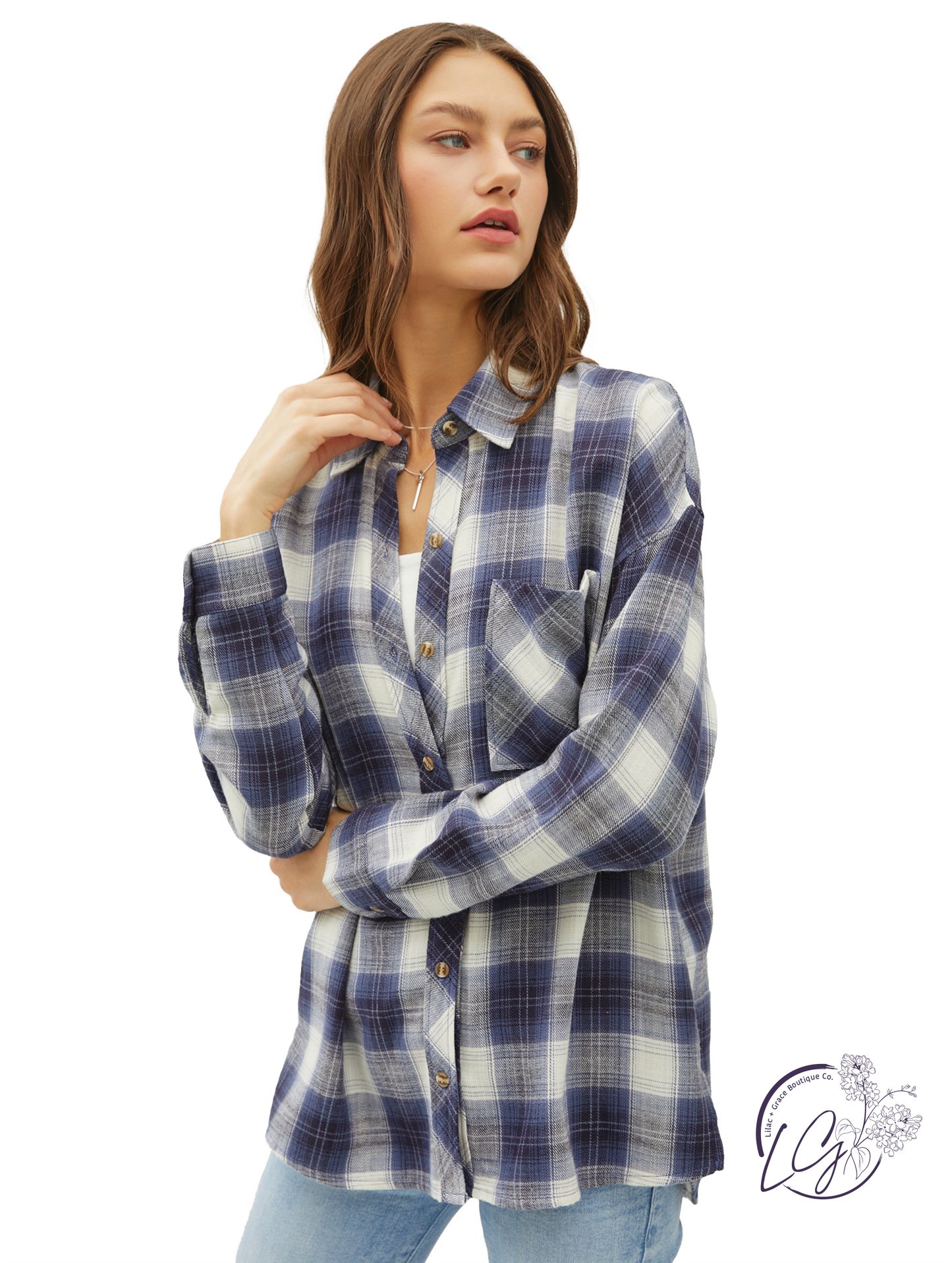 Love You More Flannel Shirt