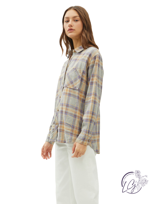 Love Bug Flannel Shirt