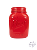 Red Mason Jar Canisters