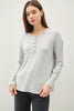 Relaxed Fit Henley Top
