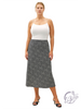 Curvy Efflorescing Comfort Midi Skirt