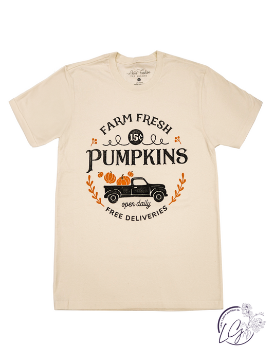 Fresh Farm Pumpkin Graphic Top