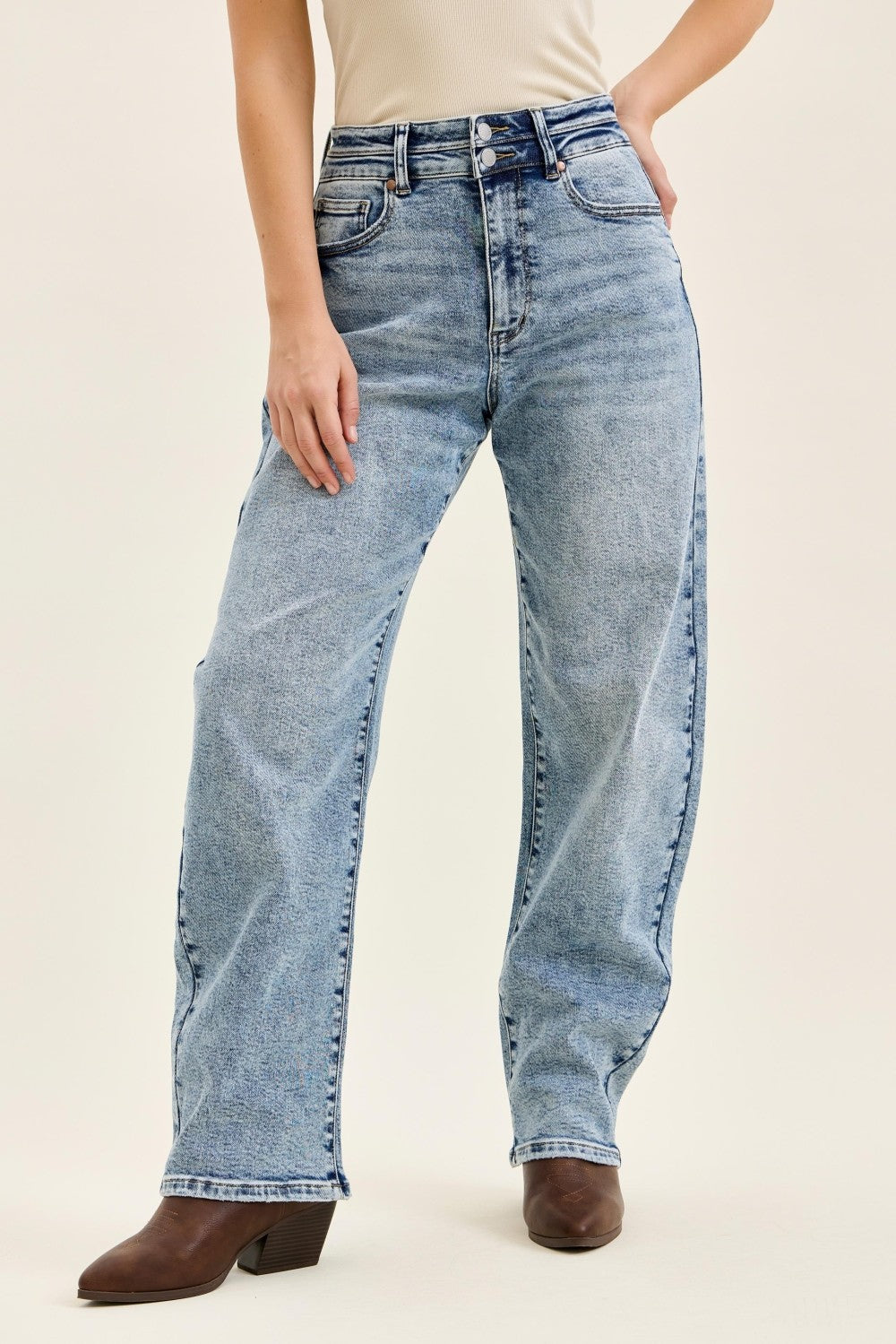 Lux High Rise Straight Leg by Judy Blue