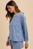 Coastal Check Lounge Set