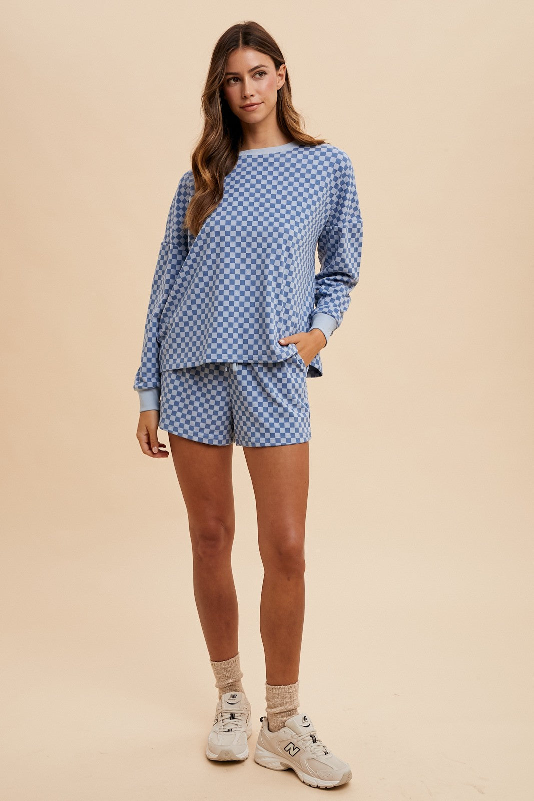 Coastal Check Lounge Set