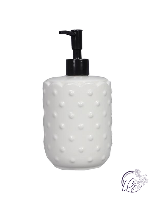 Cottage Core Ceramic Soap Dispenser