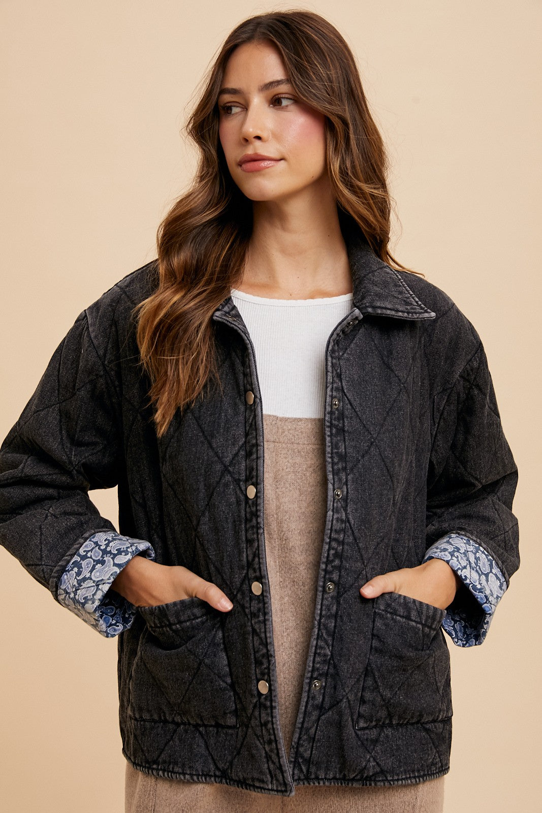 Ranch Road Quilted Denim Jacket