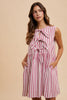 Blue Skies Bow Front Dress