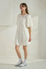 Porcelain Petal Babydoll Dress