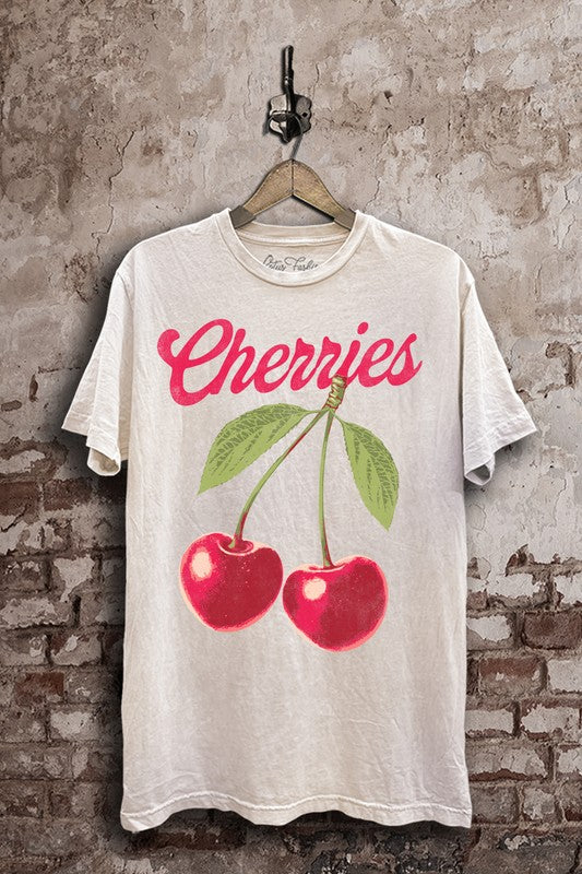 Curvy Cherries Graphic Top
