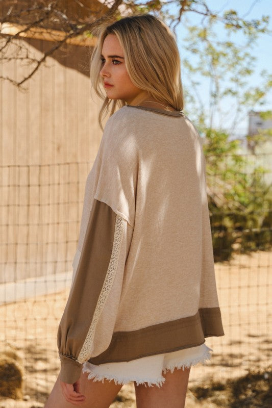 Lace & Latitude Sweatshirt