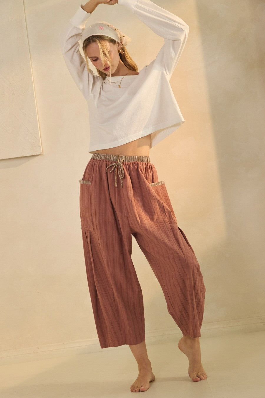 Driftwood Cropped Pants