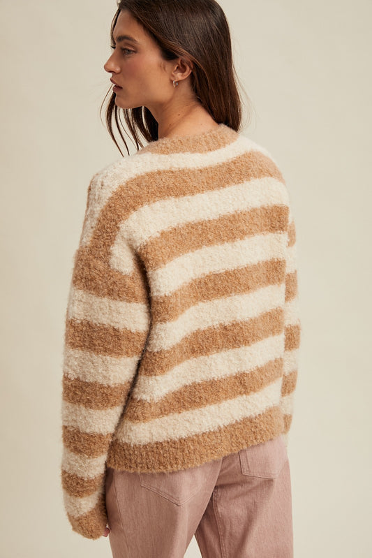 Cozy Stripes Cardigan
