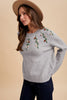 Meadow Mist Floral Sweater